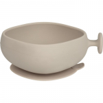 B.Box Silicone Bowl silikoonist kausike kaanega Beige 300 ml