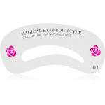 Lash Brow Eyebrow Stencil &Scaron;abloonid kulmudele 24 tk