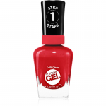 Sally Hansen Miracle Gel&trade; Geelk&uuml;&uuml;nelakk ilma UV / LED-lampide kasutamiseta varjund 444 Off With Her Red! 14,7 ml