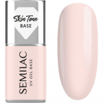 Semilac UV Gel Base Skin Tone Base Aluslakk geelk&uuml;&uuml;nte geelile varjund Rose Beige 7 ml