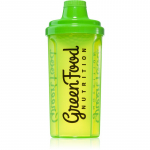 GreenFood Nutrition Shaker spordi&scaron;eiker Transparent Green 500 ml