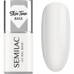 Semilac UV Gel Base Skin Tone Base Aluslakk geelk&uuml;&uuml;nte geelile varjund Coconut Cream 7 ml