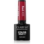 Claresa SoakOff UV/LED Color Warm Feelings Geelk&uuml;&uuml;nelakk varjund Red 435 5 g