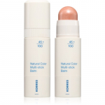 Korres Natural Color Multi-Stick Balm Mitmeotstarbeline huulte- ja n&auml;omeik varjund Glass Peach 4.5 g