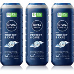 NIVEA MEN Protect & Care Du&scaron;igeel  Mle s&auml;&auml;stupakk 3 x 500 ml