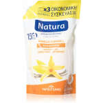 PAPOUTSANIS Natura Vanilla Caramel Vedelseep t&auml;itepakend 750 ml