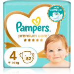 Pampers Premium Care Size 4 &uuml;hekordsed m&auml;hkmed 9-14 kg 52 tk