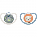 NUK Perfect Match Air Night 0-6 m lutt Firefly/Lion 2 cm