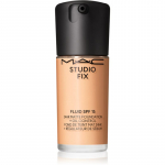 MAC Cosmetics Studio Fix Fluid SPF 15 24HR Matte Foundation + Oil Control Matistav jumestuskreem SPF 15 varjund NC18 30 ml