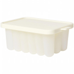BIBS Baby Food Freezer Tray k&uuml;lmakindel silikoonvorm Ivory 12 x 8,5 x 5,3 cm 150 ml