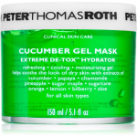 Peter Thomas Roth Cucumber De-Tox Gel Mask Niisutav geelmask n&auml;ole ja silma&uuml;mbruse piirkonnale 150 ml