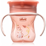 Chicco 360 Perfect X 12m+ treeningkupp k&auml;epidemetega Pink 200 ml