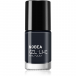 NOBEA Day-to-Day Gel-like Nail Polish Geeliefektiga k&uuml;&uuml;nelakk varjund Blue depths #N19 6 ml