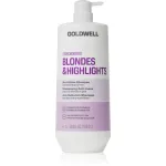 Goldwell Dualsenses Blondes & Highlights Anti-Yellow Shampoo &Scaron;ampoon kollaste toonide neutraliseerimiseks 1000 ml