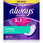 Always Dailies Normal Fresh & Protect sukkp&uuml;ksid 60 tk