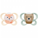 NUK Perfect Match Air 0-2 m lutt Fox/Bear 2 tk