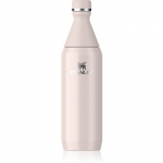 Stanley All Day Slim Bottle roostevabast terasest veepudel Rose Quartz 600 ml