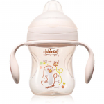 Chicco Transition Cup 4m+ treeningkupp k&auml;epidemetega Pink 1 tk