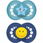 MAM Original 6+ months lutt Turquoise/ Dark Blue 2 tk