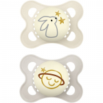 MAM Original Night 0m+ lutt Beige/ Grey 2 tk