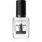 Catrice Allround Alus- ja pealislakk kaks-&uuml;hes l&auml;bipaistev 10.5 ml