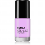 NOBEA Day-to-Day Gel-like Nail Polish Geeliefektiga k&uuml;&uuml;nelakk varjund #N69 Sweet violet 6 ml