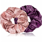 BrushArt Hair Large satin scrunchie set Juuksekummid Pink & Violet