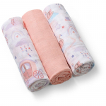 BabyOno Super Soft Peach riidest m&auml;hkmed Peach 70x70 cm 3 tk