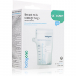 BabyOno Breast Milk Bag kott rinnapiima s&auml;ilitamiseks 180 ml 30 tk