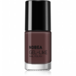 NOBEA Day-to-Day Gel-like Nail Polish Geeliefektiga k&uuml;&uuml;nelakk varjund Chocolate Mocha 6 ml