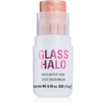 Revolution Glass Halo Highlighter Stick Esilet&otilde;stja pulgakujuline varjund Rose Glow 4.5 g