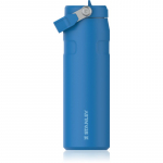 Stanley IceFlow&trade; Flip Straw Bottle roostevabast terasest veepudel k&otilde;rrega Azure 710 ml