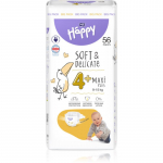 BELLA Baby Happy Soft&Delicate &uuml;hekordsed m&auml;hkmed kanalitega Maxi Plus 9-15 kg 56 tk