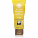 HOT Shiatsu Love m&auml;&auml;rdegeel maitsega White Tea & Peach 75 ml
