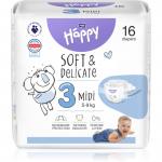 BELLA Baby Happy Soft&Delicate &uuml;hekordsed m&auml;hkmed Midi 5-9 kg 16 tk