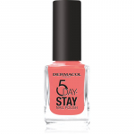 Dermacol 5 Day Stay Kauap&uuml;siv k&uuml;&uuml;nelakk varjund 60 Coral Island 11 ml