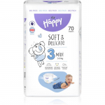 BELLA Baby Happy Soft&Delicate &uuml;hekordsed m&auml;hkmed Midi 5-9 kg 70 tk