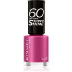 Rimmel 60 Seconds Super Shine K&uuml;&uuml;nelakk varjund 321 Pink Fields 8 ml
