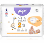BELLA Baby Happy Soft&Delicate &uuml;hekordsed m&auml;hkmed kanalitega Mini 3-6 kg 38 tk