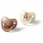 BabyOno Take Care Anatomical Silicone Soothers lutt Night & Day 0-6m 2 tk