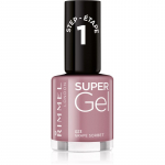 Rimmel Super Gel Geelk&uuml;&uuml;nelakk ilma UV / LED-lampide kasutamiseta varjund 023 Grape Sorbet 12 ml