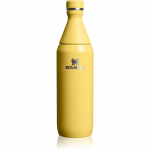 Stanley All Day Slim Bottle roostevabast terasest veepudel Daffodil Gloss 600 ml