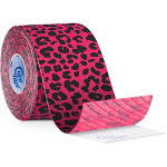 CureTape&reg; Art fikseeriv sporditeip v&auml;rv Leopard Pink&Black 5 m