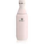 Stanley All Day Slim Bottle roostevabast terasest veepudel v&auml;ike Rose Quartz Gloss 350 ml