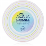 J.Cat Beauty Aquasurance Kompaktne puuder-jumestuskreem keskmisest t&auml;ieliku katvuseni varjund 106 Honey 9 g