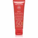 Apivita Bee Sun Safe Anti-Spot and Anti-Age Tinted Face Cream SPF50 Tooniv kaitsekreem n&auml;ole SPF 50 varjund Natural 50 ml