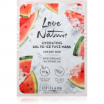 Oriflame Love Nature Gel To Ice Organic Watermelon Niisutav n&auml;omask kuivale nahale 10 ml