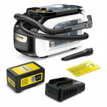 K&auml;rcher SE 3-18 Compact Home, valge/must &ndash; juhtmevaba tekstiilipesur, 18 V aku