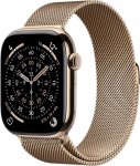 Apple Watch 11, 42 mm, GPS + Cellular, Milanese loop, titaan, kuldne - Nutikell (MF8Y4ET/A)