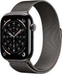 Apple Watch 11, 46 mm, GPS + Cellular, Milanese loop, M/L, titaan, must - Nutikell (MFD44ET/A)